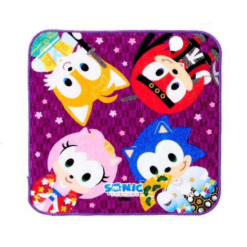 セガフェイブ（SEGA Fave） SONIC＆FRIENDS ハンドタオルD (戦国 紫)