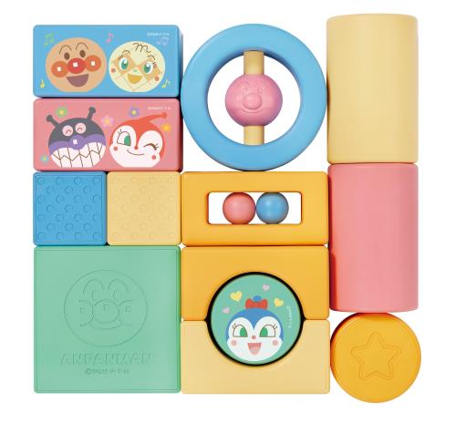 アガツマ(AGATSUMA) アンパンマン 自然の恵 お米からうまれたつみき はじめてセット （対象年齢:0ヶ月以上）