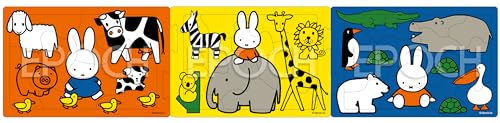 エポック社(EPOCH) アポロのステップパノラマパズル miffy ミッフィー どうぶついっぱい 8/12/16ピース 24-200 3つのパズルでステップアップ こども向け台紙つきパズル 3歳以上 おもちゃ STマーク認証