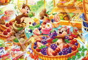 エポック社 300ピース ジグソーパズル ディズニー Chip 'n Dale -Let's make together!- (チップとデール -レッツメイクトゥギャザー!-) パズルデコレーション コラージュ (26×38cm) 73-404 のり付き ヘラ付き デコレーションステッカー付き EPOCH(3)