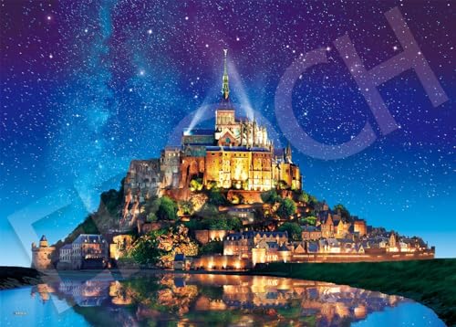 ピース数：500ピース 完成サイズ：38×53cm　対応パネルナンバー：5-B 世界の風景の中でも人気の「モン・サン・ミシェル」の絵柄が、500ピースで登場！ 500ピースのジグソーパズル！商品を完成させると38×53cmになります！（パネ...