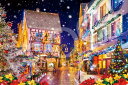 エポック社 1000ピース ジグソーパズル 海外風景 クリスマス イン コルマール-フランス (50×75cm) 11-614s のり付き ヘラ付き 点数券付き EPOCH