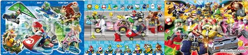 エポック社 アポロのステップパノラマパズル マリオカート 18/24/32ピース こども向けパズル 24-196 STマーク認証 おかたづけ袋付き 5歳以上 おもちゃ EPOCH