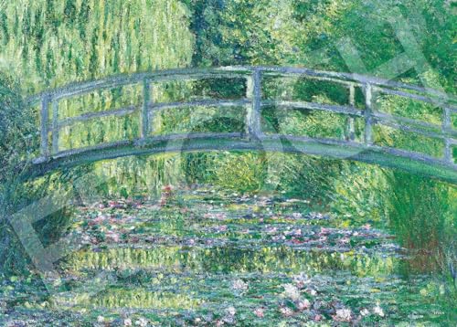 エポック社 2000ピース ジグソーパズル 睡蓮 スーパースモールピース (38x53cm) 54-231 のり付き ヘラ付き 点数券付き EPOCH