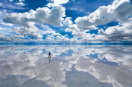 エポック社 1500スモールピース ジグソーパズル ウユニ塩湖-ボリビア (50x75cm) 15-201s のり付き ヘラ付き 点数券付き EPOCH