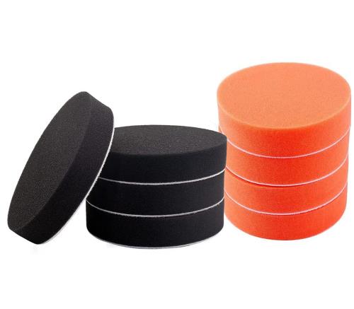 スポンジバフ 洗車 スポンジ 125mm 電動ポリッシャー用 研磨スポンジ ウレタンバフ 車磨き用 ワックス..