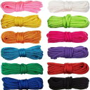 パラコード テントロープ 4mm 長さ3m 7芯 12色セット (ピュアカラー)