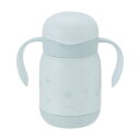 リッチェル(Richell) トライ もれない保冷ストローマグ 300 ライトグレー 1個 7カ月頃から 300ml