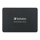 Verbatim バーベイタム 内蔵SSD 2.5 インチ SATA III 7mm Vi550シリーズ 256GB 最大読込 520MB/s 国内IO Dataサポート 49351-J(2)