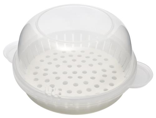 スケーター(Skater) 中華まんケース 中華まん蒸し器 電子レンジ中華まん 電子レンジ蒸し器 サイズ:φ154×61mm SMA11-A