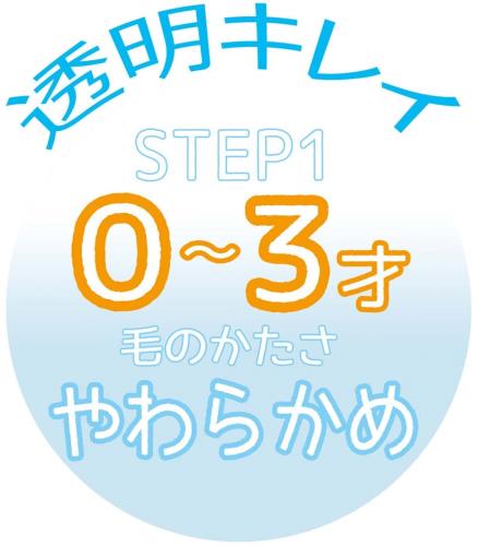 スケーター(Skater) 歯ブラシ 乳児用 0-3才 やわらかめ クリア 3本入り歯ブラシ リ...