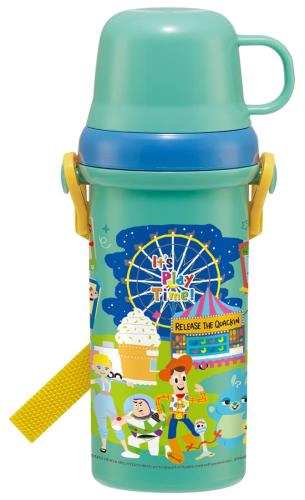 With Cup - スケーター(Skater) 子供用 水筒 480ml コップ付き ディズニー トイ・ストーリー 23 男の子 PSB5KD-A
