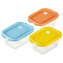 スケーター(Skater) 保存容器 シール容器 ポケットモンスター ピカチュウ SS 240ml おかず入れ レリーフ付き 3個組 日本製 FCN0RAG-A