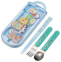 スケーター(Skater) 子供用 お弁当 トリオセット 箸 スプーン フォーク キッズ カトラリー 抗菌 加工 開けやすいスライド式 日本製 なんでもいきもの...