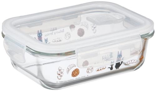 Storage Bins - スケーター(Skater) 保存容器 650ml M 耐熱ガラス製 オーブン 電子レンジ 食洗機対応 フタ弁付き 魔女の宅急便 GBST7-A