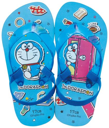 スケーター(Skater) キッズ ビーチサンダル ドラえもん ステッカー サンリオ 17cm SDBE17-A
