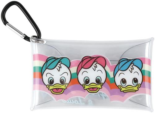 スケーター(Skater) クリア マルチケース キーケース カードケース コインケース ディズニー レトロ ヒ..