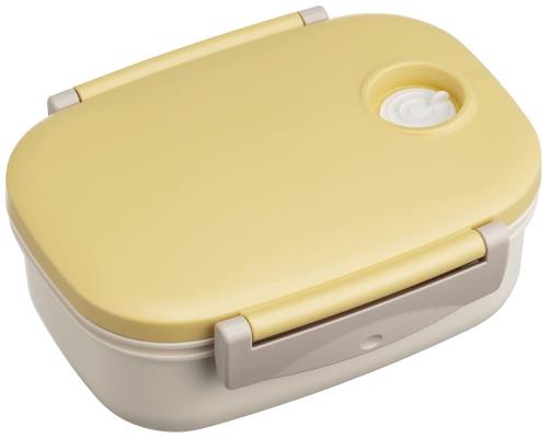 スケーター(Skater) 真空容器 保存容器 M 弁当箱 シール容器 イエロー 日本製 600ml MPP4N-A