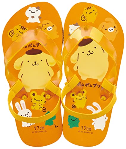 スケーター(Skater) キッズ ビーチサンダル 17cm ポムポムプリン 23 SDBE17-A
