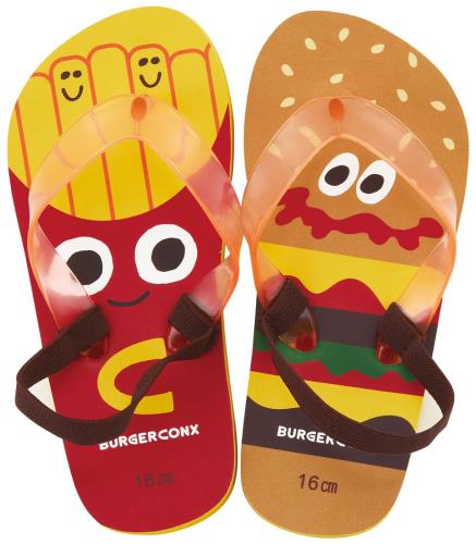 スケーター(Skater) キッズ ビーチサンダル 16cm バーガーコンクス 23 SDBE16-A