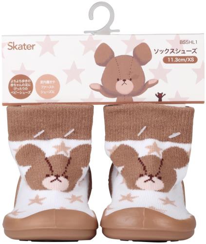 スケーター(Skater) ソックスシューズ XS 11.3cm くまのがっこう ココア BSSHL1-A