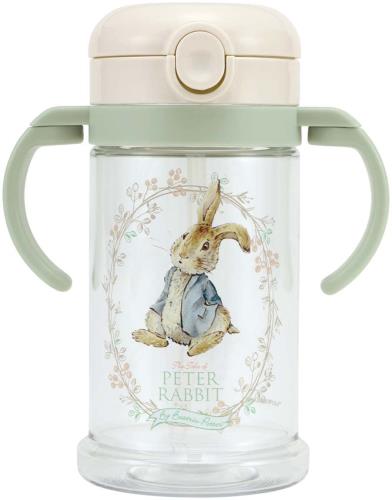 スケーター(Skater) ベビー用 マグカップ ストロー付き コップ ピーターラビット 370ml KSHW2N