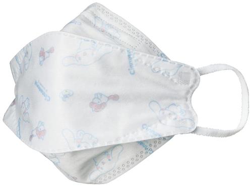 スケーター (skater) 3D 立体 不織布 マスク 普通サイズ 女性用 シナモロール サンリオ 5枚 MSKSH4-A