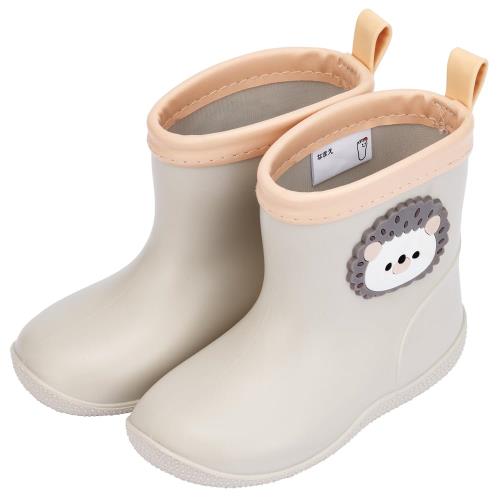 スケーター(Skater) レインブーツ シューズ 長靴 14cm 子供用 ワッペン付 ポンポンズ ハネズミ RIBTW14-A