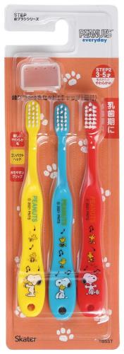 スケーター (skater) 歯ブラシ 園児用 3-5才 やわらかめ 3本入 スヌーピー 14cm TB5ST-A スケーター (skater) 歯ブラシ 園児用 3-5才 やわらかめ 3本入 スヌーピー 14cm TB5ST-A
