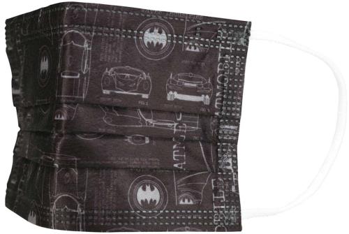 スケーター (skater) 四層構造 不織布 マスク 普通サイズ バットマン 10枚入 MSKP4-A(4)