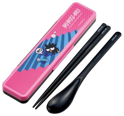 スケーター(Skater) 箸 スプーン コンビセット 18cm 抗菌加工 お弁当 大人用 シリコンクッション付きで..