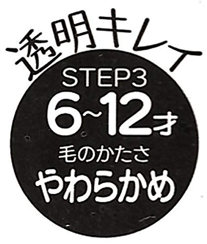 スケーター(Skater) 歯ブラシ 小学生 6-12才 やわらかめ クリア 3本 すみっコぐらし 15.5cm TBCR6T