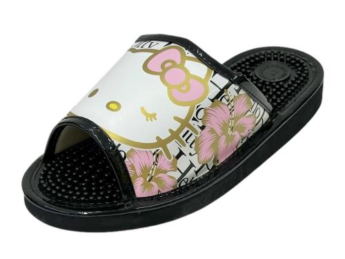 Character Wear - [サンリオ] ハローキティ 健康サンダル レディース スリッパ SA-4194L (ホワイト, M)