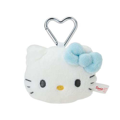 Character Wear - [サンリオ] フェイス形マスコットホルダー（I Love Hello Kitty） ハローキティ ブルー 087262