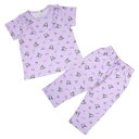サンリオ(SANRIO) キッズ半袖パジャマ クロミ 130cm 吸水速乾加工 部屋着 寝間着 子供用 タグにお名前スペース付き 291684