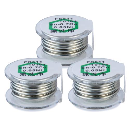 白光(HAKKO) HEXSOL 鉛フリー共晶はんだ Sn-0.7Cu-0.05Ni フラックス無洗浄タイプ Φ1.0mm 3m FS511-10301