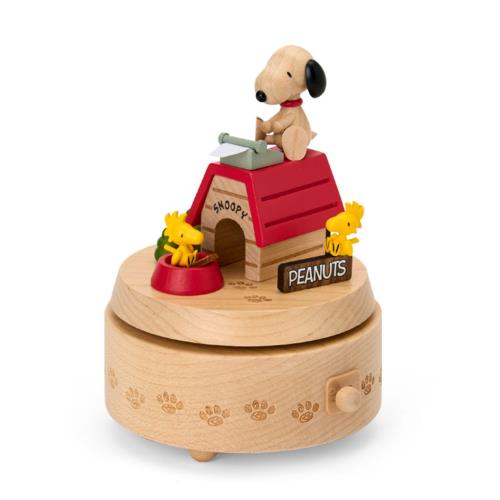 Wooderful Life スヌーピー SNOOPY 傷付ける 木製オルゴール