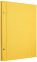 ナカバヤシ ファイル 外ビス式フリーアルバム テラコッタ A4 イエロー TER-A4F-160-Y
