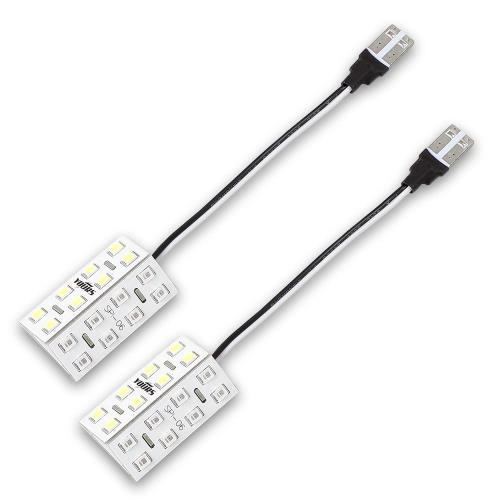 YOURS(ユアーズ) トヨタ純正LED車用ドアカーテシランプ[赤点滅/白点灯] 専用設計 2個セット LED ドアカーテシランプ ドア カーテシ ルームランプ 純正LED 足元 カスタム パーツ アクセサリー ドレスアップ トヨタ TOYOTA y411-006 [2] M