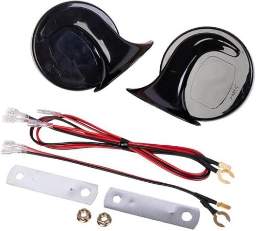 YOURS(ユアーズ): フリード GT系 適合 カスタムサウンド ホーン FREED GT 高音 低音 2個1セット カスタム サウンド ホーン セット 社外 配線セット y606-054 [2] S