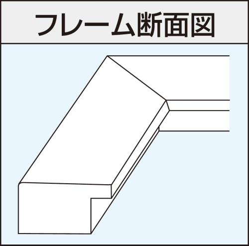 NAKABAYASHI フォトフレーム フ-DPW-A4-B ブルー A4判/B5判