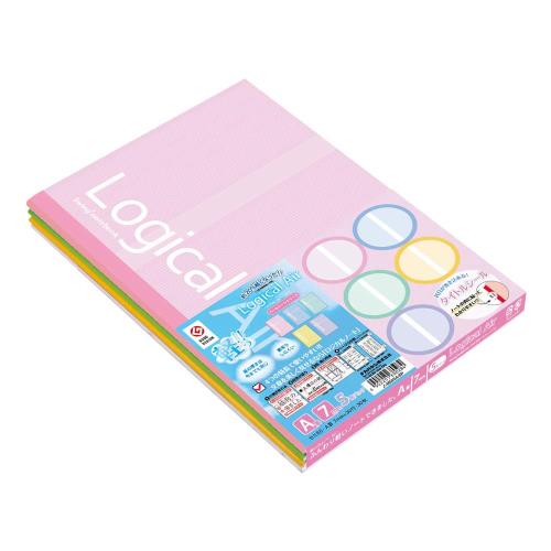 ナカバヤシ ロジカルエアーノート 5冊パック セミB5 A罫 ペールトーンシリーズ ノ-B585A-5P