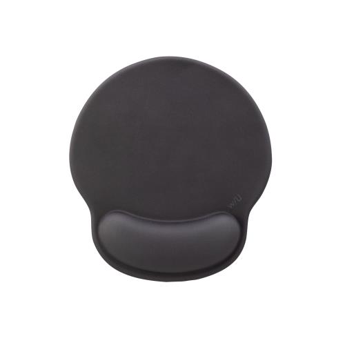 ナカバヤシ w/U マウスパッド リストレストつき スモーキーブラック Z0239