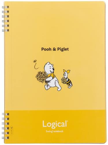 ナカバヤシ ディズニー スイングロジカルWリングノート B5/5mm方眼罫/50枚 プーピグレットプーピグレット NW-B522Y