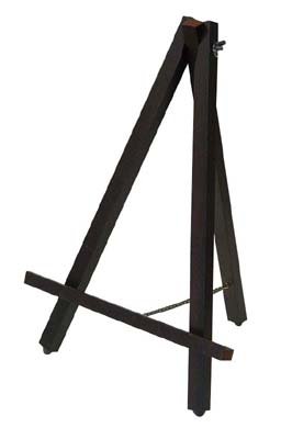 木製イーゼル Sサイズ ダーク木目 [おもちゃ＆ホビー]