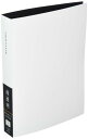 ナカバヤシ ファイル 超透明ポケットアルバム 黒台紙 L判 120枚 ホワイト CTDP-L-120-W