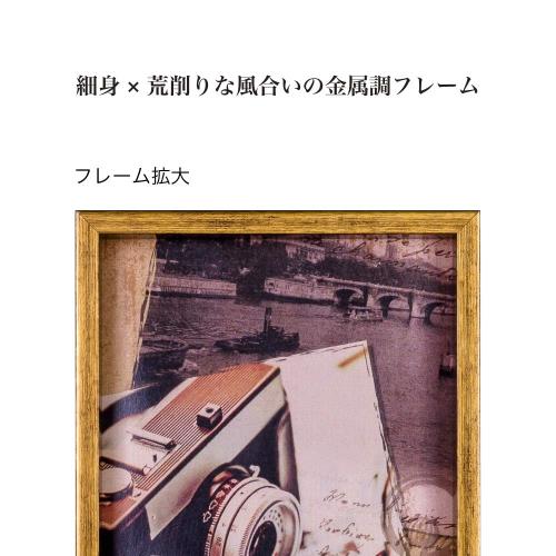 ナカバヤシ アンティコ インテリアフレーム KG ゴールド F-TP-102-GD [3]