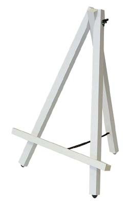 木製イーゼル Sサイズ ホワイト [おもちゃ＆ホビー]