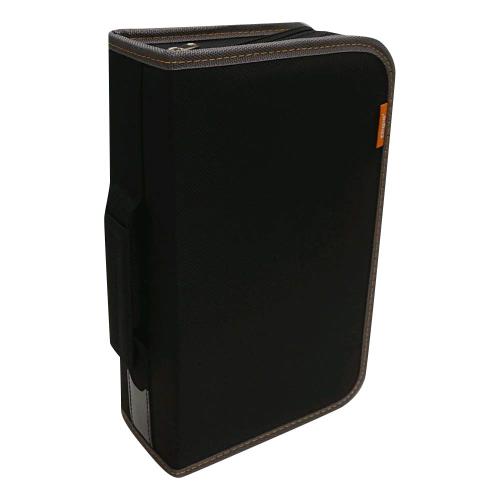 ナカバヤシ Digio2 CD・DVDケース 96枚収納 ブラック Z9323