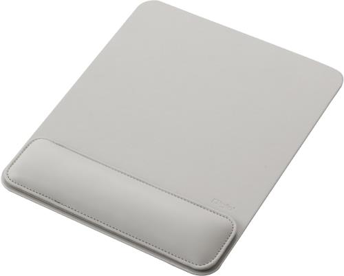 ナカバヤシ(Nakabayashi) Digio2 マウスパッド リストレスト付き PUレザー グレー Z0632